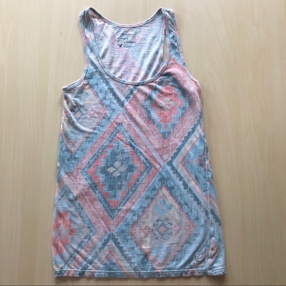 American Eagle Tank with Western Design Size Small